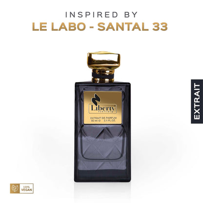 E3 Inpired By Santal 33 Extrait De Perfume For Unisex Fragrance - Liberty Cosmetics LLC