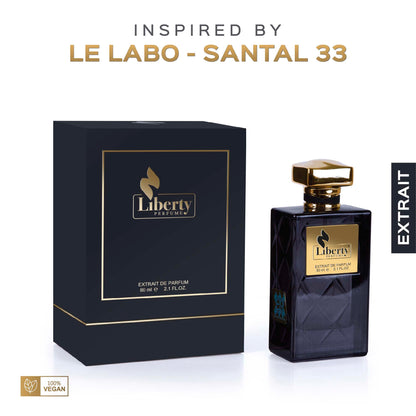 E3 Inpired By Santal 33 Extrait De Perfume For Unisex Fragrance - Liberty Cosmetics LLC